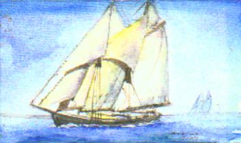 Gertrude Thebaud vs Bluenose